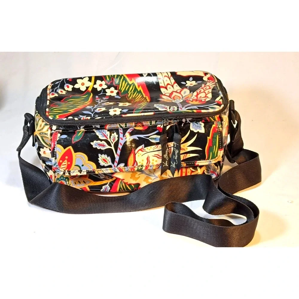 Vera Bradley Provencal Floral Insulated Lunch Cooler Bag Crossbody Strap